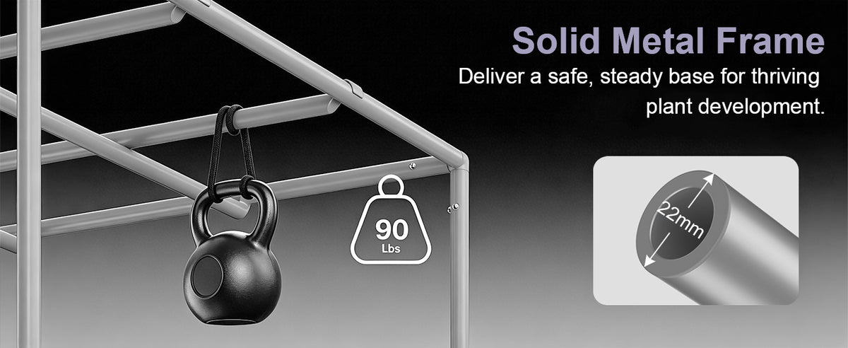Growbody 48''*24''*60'' (4×2) 1680D Indoor Grow Tent: Hydroponic, Climate Control, Optimal Growth